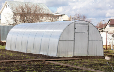 Greenhouse in the vegetable garden