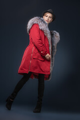 red down jacket © Andrey Kiselev