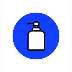 bathroom icon vector color 