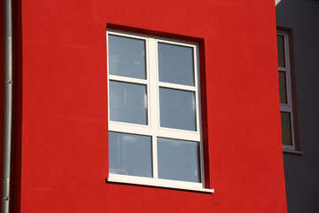 Fototapeta premium New white window with muntin bars