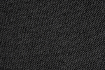 Black fabric texure pattern background