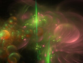 Imaginatory fractal background Image