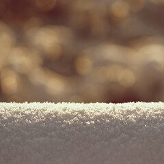 Beautiful clean winter background with real snow.