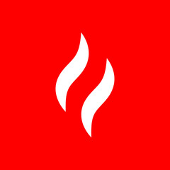 Vector illustration of a logo design forming letters and symbols