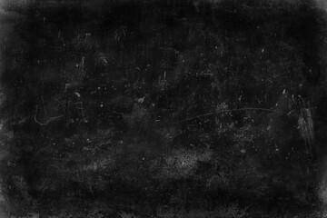 black old wall cracked concrete background / abstract black texture, vintage old background