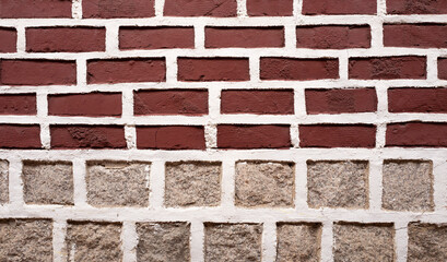 한국 전통 방식으로 만든 벽