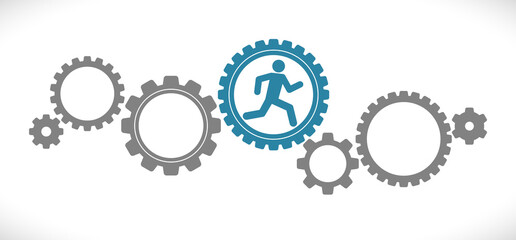 gears mechanism runman