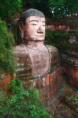 Leshan Giant Buddha in Chengdu, Sichuan, China