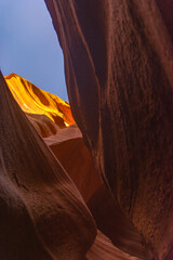 Beautiful pictures from lower Antelope canyon during fall.