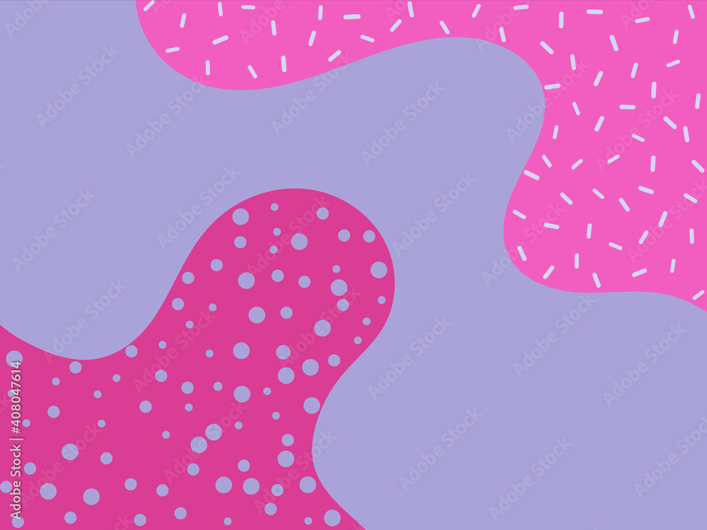 Poster minimal geometric background with waves. abstract vector illustration