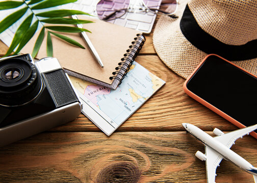 Summer holiday background. Travel concept