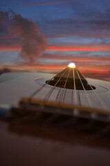 guitar on sunset