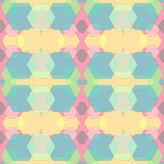 Abstract Childish Pattern. Rainbow Random Shape.