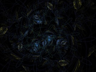 Imaginatory fractal background Image