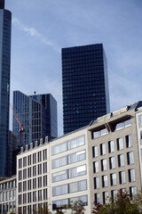 Obraz premium Hochhäuser in Frankfurt