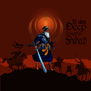 Baba Deep Singh - Adutey Amar Shaheed atay Param Giani (Punjabi Graphi –  Sikh Comics