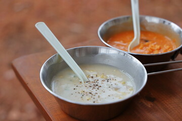 アウトドア　ランチ