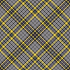 Plaid seamless pattern. Vector background of textile ornament. Flat fabric design.