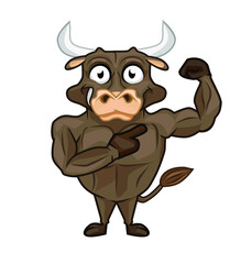 bull cartoon character