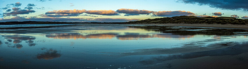 Beach Reflection Panorama