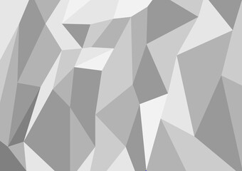 Abstract white 3d polygon wallpaper background.