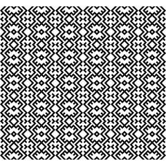 Ikat geometric folklore ornament. Seamless striped pattern Tribal ethnic vector texture in Aztec style. Indian Figure tribal embroidery