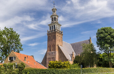 Fototapeta premium Historic reformed church in the center of Haastrecht, Netherlands