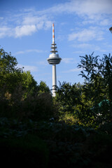 Obraz premium Television Tower Landmark in Mannheim