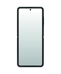 Smartphones. Front view illustration mockup for your portfolio