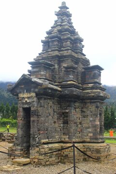 Sembadra Temple In Dieng Temple Complex Tourism Object, Which Was Founded By The Sanjaya Dynasty In The 8th Century AD In Dieng, Indonesia
