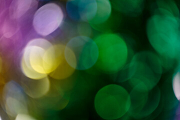 Colorful Abstract bokeh background. Rainbow colors. 2021.
