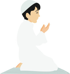  Pray to God by raising a hand, Muslim praying, Dowa