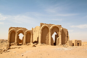 Ancient christian necropolis of Al Bagawat, Egypt