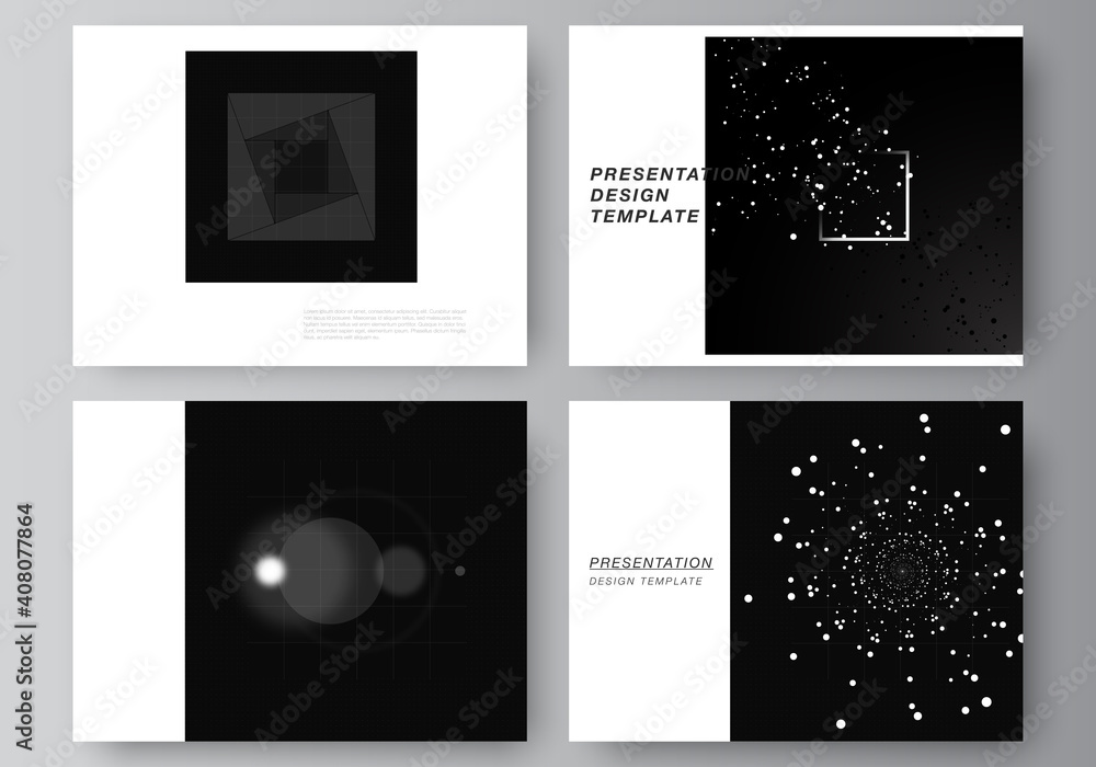 Poster vector layout of the presentation slides design templates for presentation brochure, brochure cover.