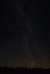 Obraz premium view of the Milky Way from Karelia in Russia