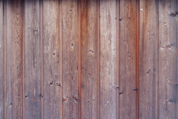Photo of a wooden boards wall background.
