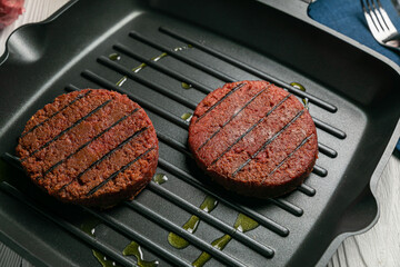 Vegetarian cutlets for burgers
