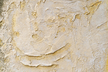 Abstract texture of surface covered with putty. Grain and noise effect. Wall background covered with putty.