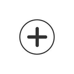 Obraz premium Add icon. Plus symbol modern, simple, vector, icon for website design, mobile app, ui. Vector Illustration