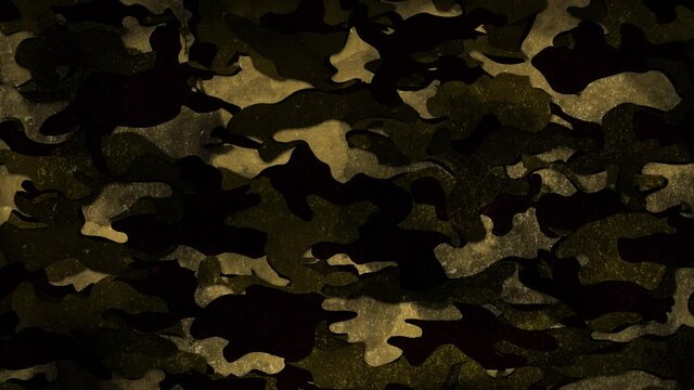 Camouflage background. Animated Texture. 迷彩背景動画