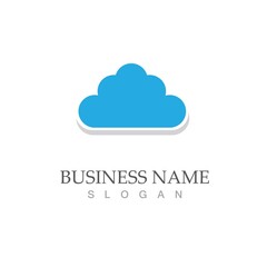 Cloud template vector