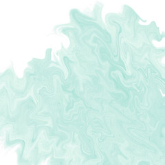 Abstract light green on white background hand drawn procreate