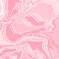 Abstract pink hand drawn procreate
