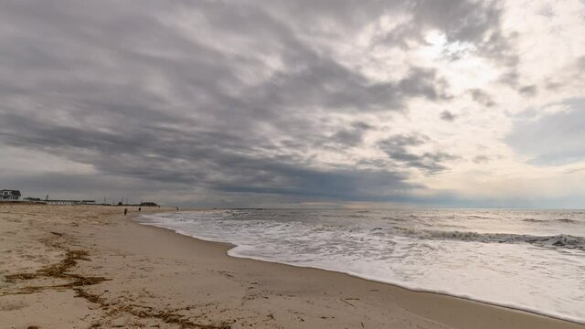 Cape May New Jersey Beach Timelapse Video