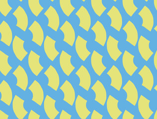 Vector texture background, seamless pattern. Hand drawn, blue, yellow colors.