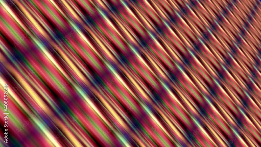 Poster abstract multicolored illusion pattern background composition. 4k 3d seamless looping mosaic random 