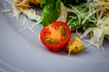 vegetables on a plate 