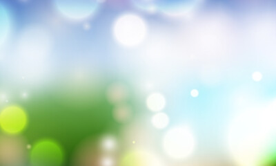 Fototapeta premium Abstract shiny blurred lights background stock illustration