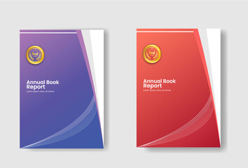 Formal cover book design template for your book or your proposal