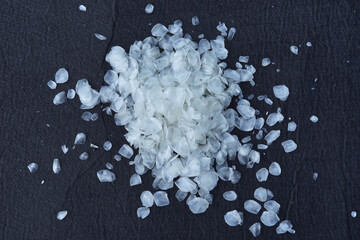 The scales of the fish that have rolled out the scales © kao